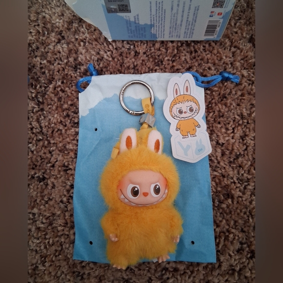 POP MART Labubu Monsters Pin For Love, Plush Pendant Confirmed "Y" - Picture 2 of 6